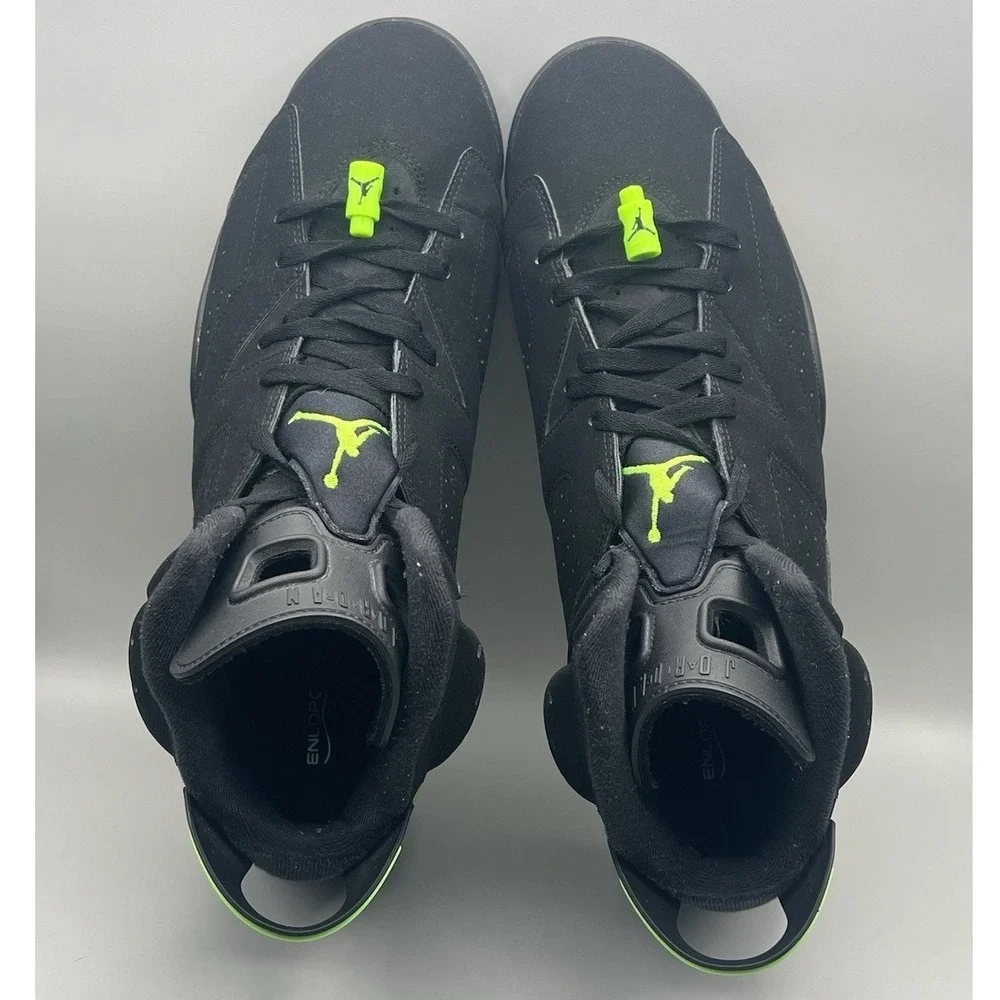 2021 Nike Jordan 6 Electric Green Retro Basketball - Men's Size 14 USED